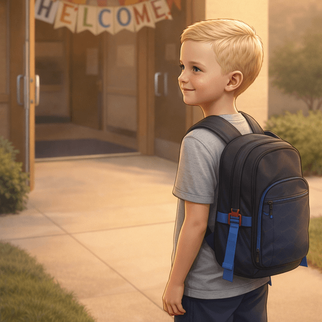 Camden's First Day at His New School preview