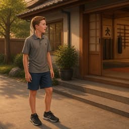 Carson's First Karate Class story cover