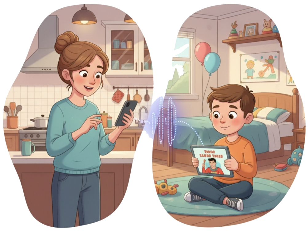 Voice guidance illustration